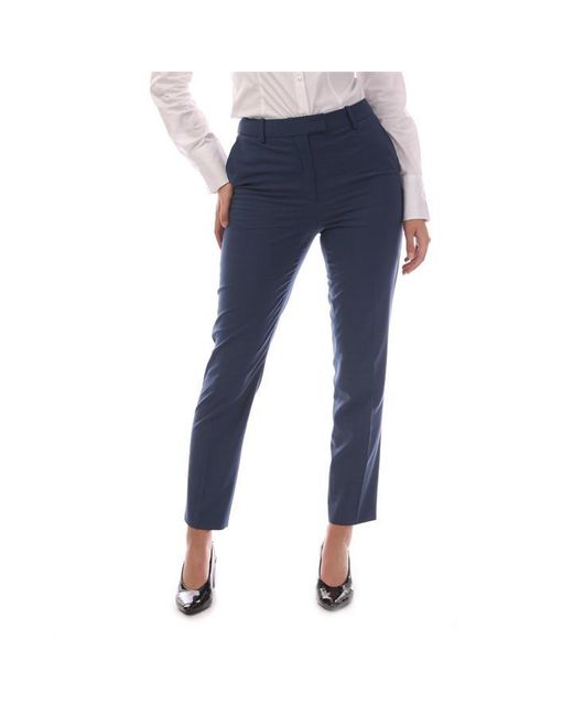 Boss Blue Tamata Straight Trousers