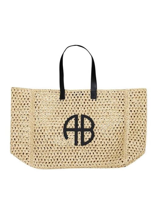 Anine Bing Metallic Rio Large Tote