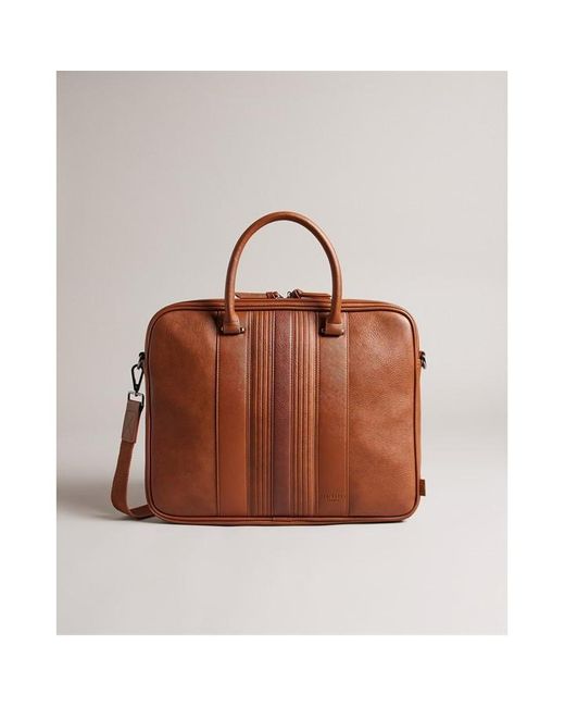 Ted Baker Nevver Document Bag in Brown for Men Lyst UK
