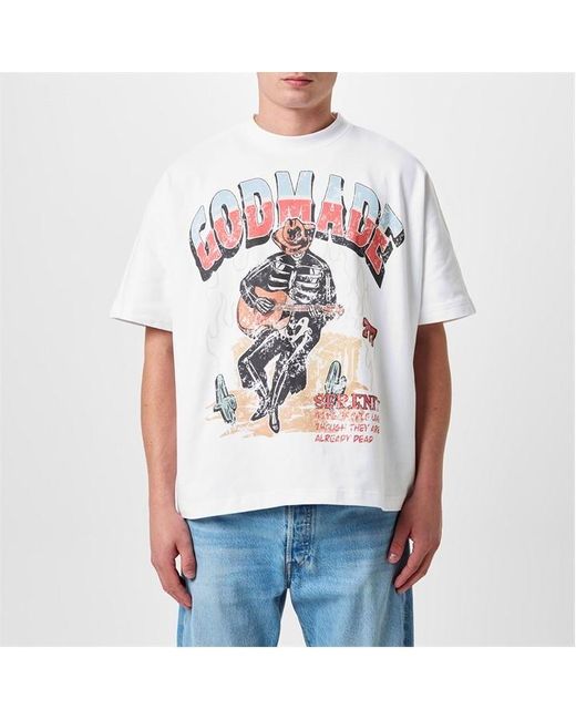 God Made White Serenity T-Shirt for men