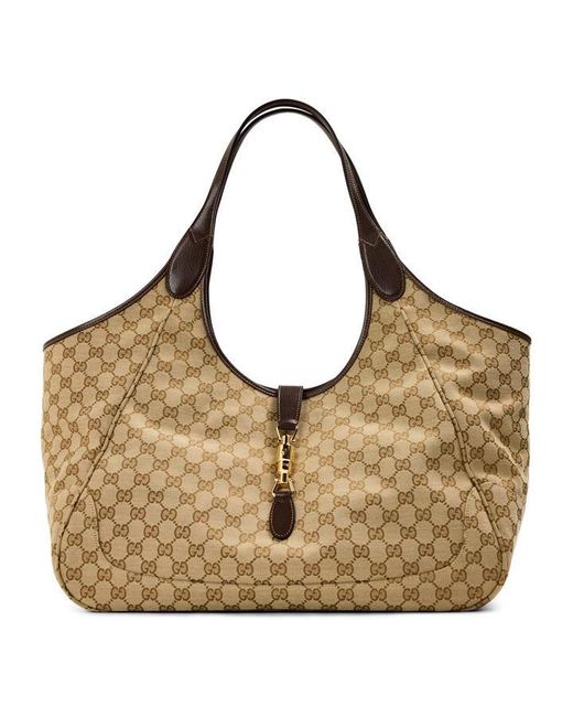 Gucci Brown Jackie Large Tote