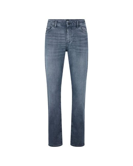 Boss Blue Maine3 Slim Fit Jeans for men