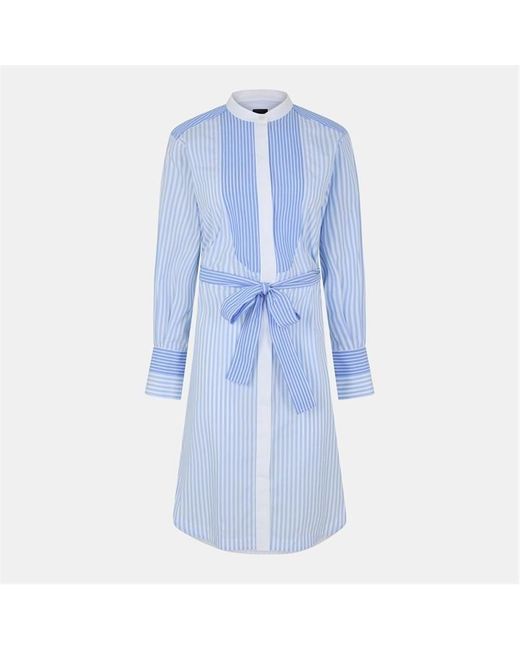 Boss Blue Detallina Wrap Dress Design