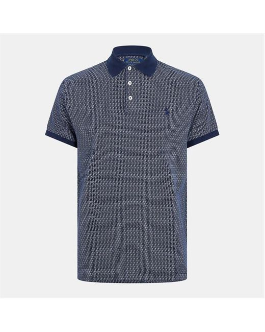 Polo Ralph Lauren Blue Mallett Short-Sleeve Polo Shirt for men