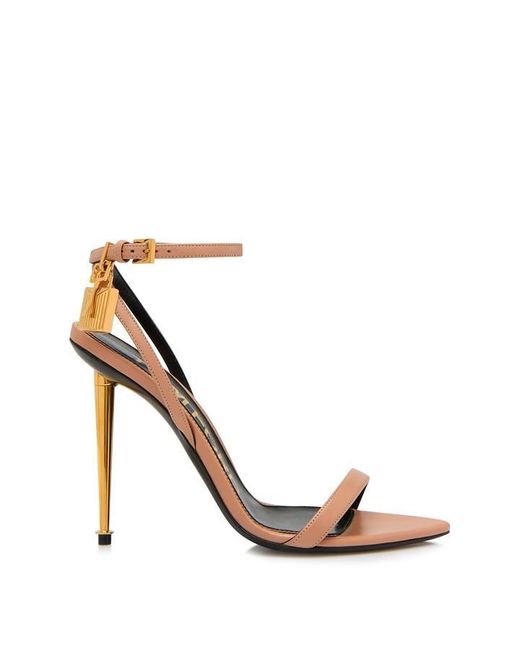 Tom Ford Natural Padlock Heels