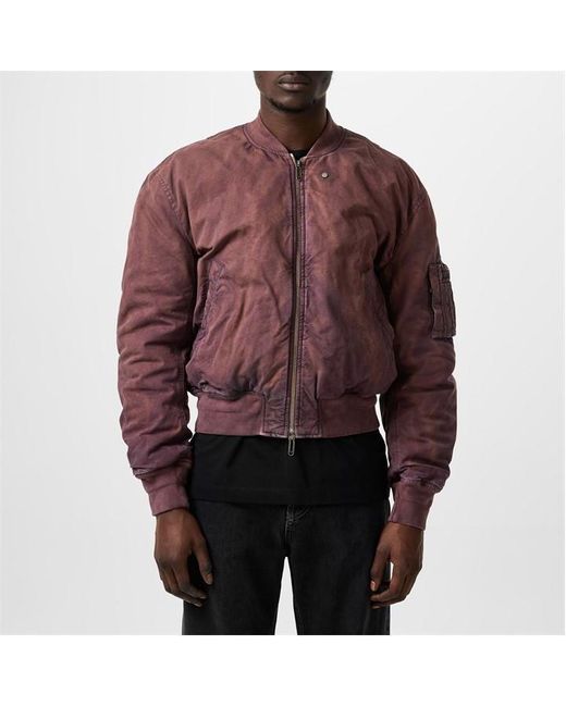 Off-White c/o Virgil Abloh Purple Off Off Bomber for men