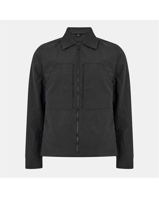 Belstaff Black Classic Fit Overshirt for men