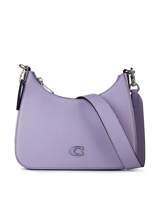 COACH Purple Hobo Crossbody Bag