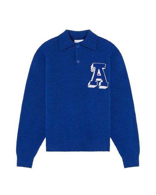 Axel Arigato Blue Team Polo Sweatshirt for men