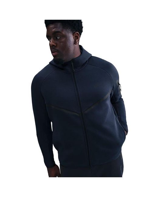 Nike Blue Tech Fleece Windrunner Full-Zip Jacket for men