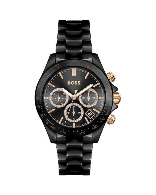 Boss Black Ladies Novia Ceramic Watch