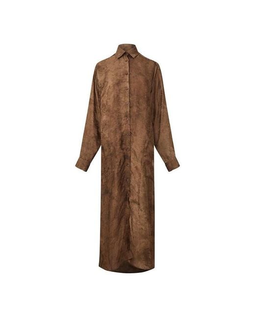 Uma Wang Brown Uma Wan Amare Dress Ld63