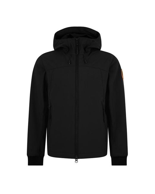 ARCTIC ARMY Blue Soft-Shell Hooded Jacket for men