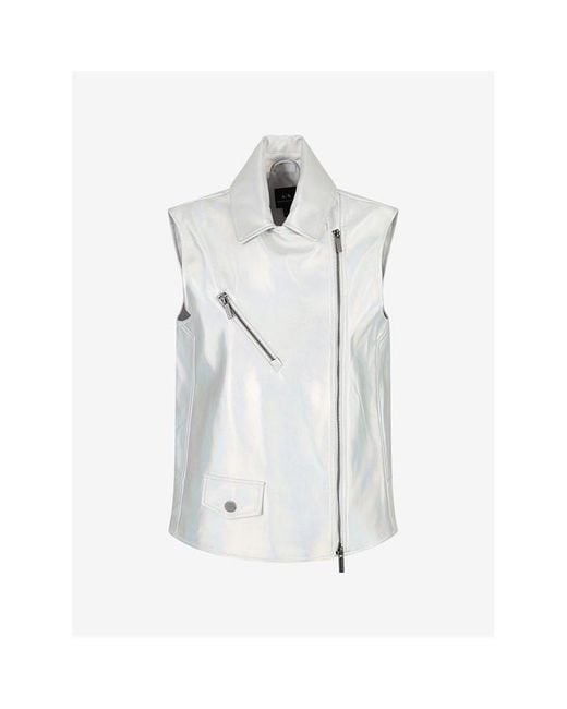 ARMANI EXCHANGE White Gilet