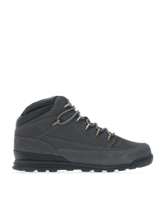 Timberland Gray Euro Basic Mid Lace Boots for men