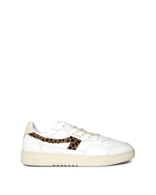 Axel Arigato White A-Dice Lo Leather Trainers