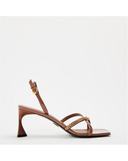 Stella McCartney Brown Elsa Heeled Sandals