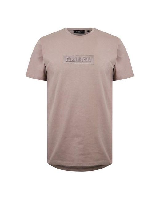 Mallet Pink Box Logo T Shirt for men