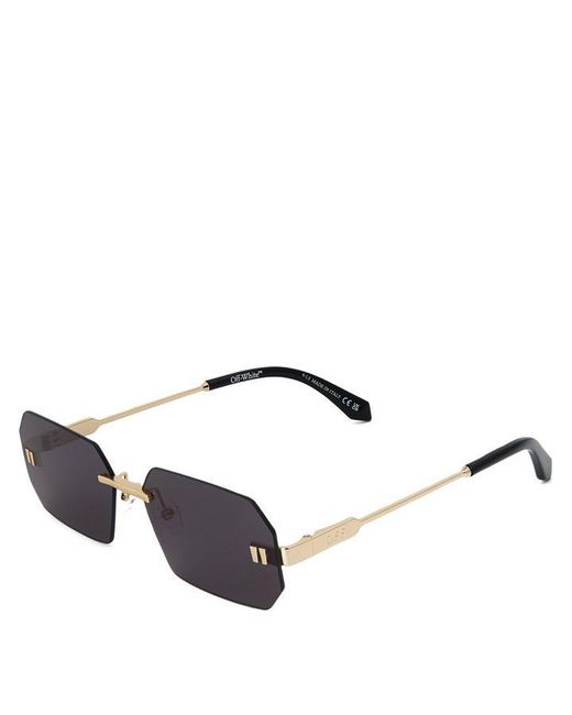 Off-White c/o Virgil Abloh Metallic Off Independance Sungl 99