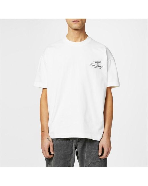 Cole Buxton White International T-shirt for men