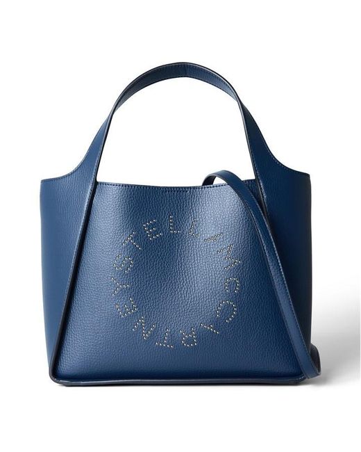 Stella McCartney Blue Stella Lg Tote Studs Ld63