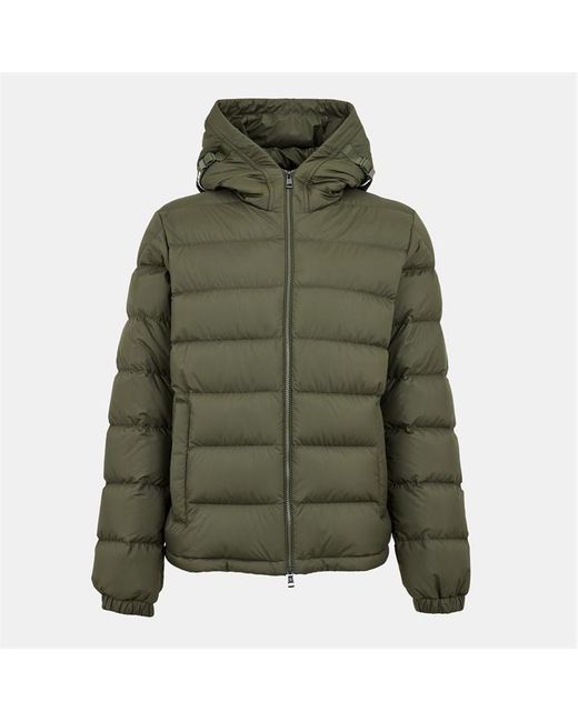 Moncler Green Weather Resistant Medium Puffer Jacket for men