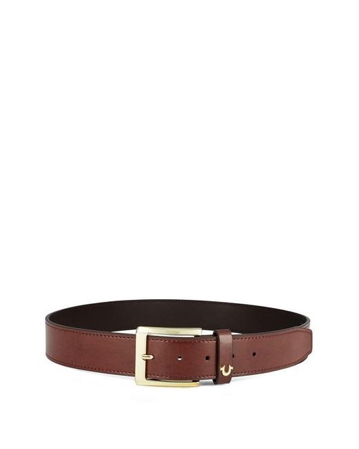 True Religion Brown U Belt for men