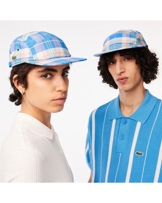 Lacoste Blue Check Cap 99