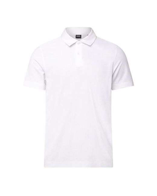Boss White P-Paino 152 Polo Shirt for men