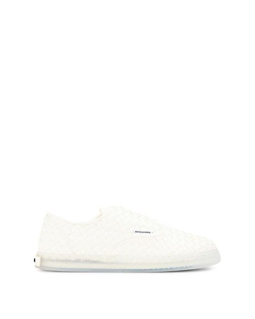 Bottega Veneta White Low-Top Trainers for men