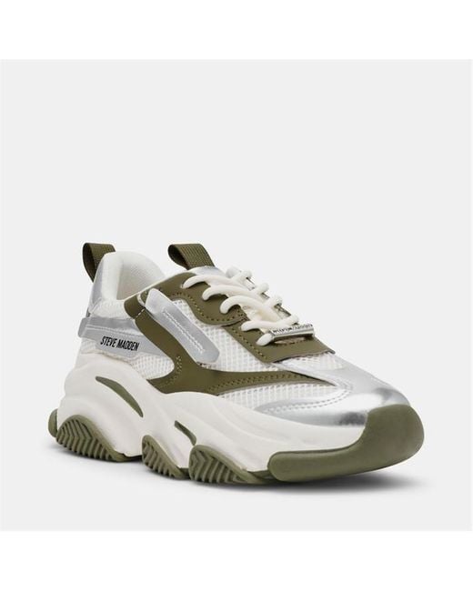 Steve Madden Green Possession-E Chunky Trainers