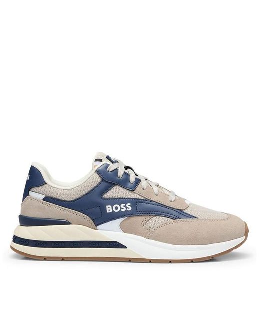 Boss Blue Kurt Runn Trainers for men