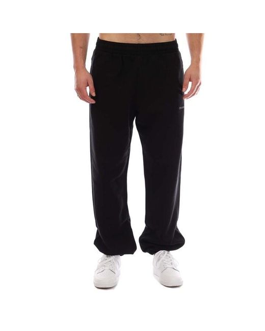 Off-White c/o Virgil Abloh Black Diagonal Outline Slim Sweatpants for men