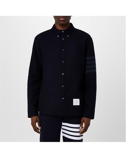 Thom Browne Black Shrt Jkt Sn32 for men