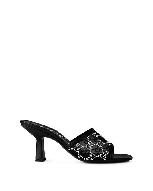 Gucci mid heel best sale slide