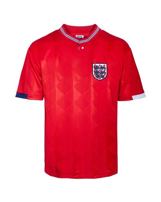 Score Draw Red England Away Shirt 1988/89 for men
