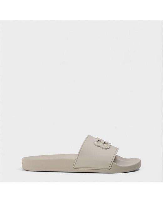 Balenciaga Natural Water Resistant Pool Sliders for men