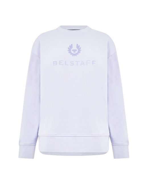 Belstaff White Signature Logo Sweatshirt