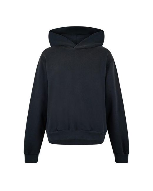 Acne Black Logo Hooded Hoodie for men