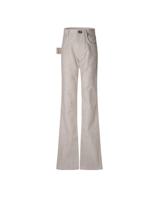 Bottega Veneta Gray Flared Jeans