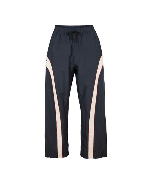 SUMMER GAMES Blue Contrast Track Open Hem Woven Tracksuit Jogger for men