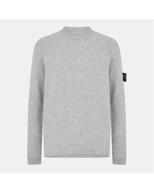 Stone Island Gray Knitted Top for men