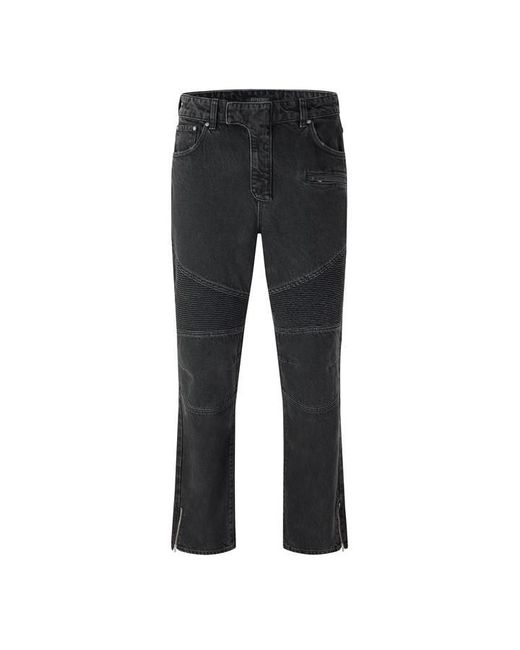 REPRESENT X BELSTAFF Black Slim Fit Jeans for men