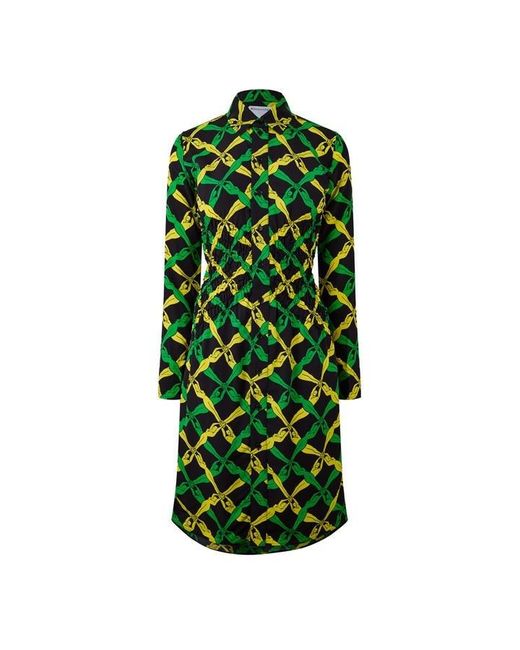 Bottega Veneta Green Shift Dress