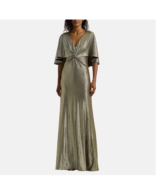 Ralph Lauren Green Lrl Phinya Gown Ld44