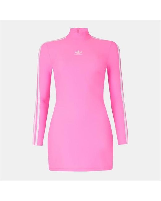 Balenciaga Pink Structured A Line Dress