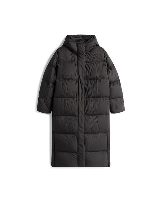 Tommy Hilfiger Black Down Long Puffer Jacket