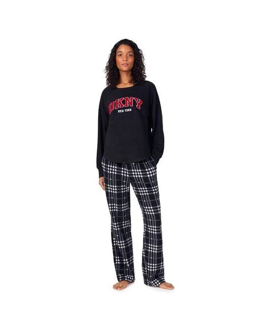 DKNY Blue Long Sleeve Pyjama Set