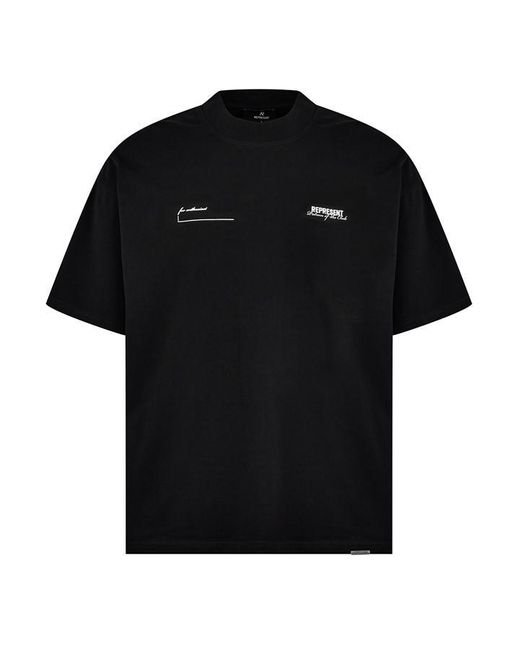 Represent Black Patron Club T-shirt for men