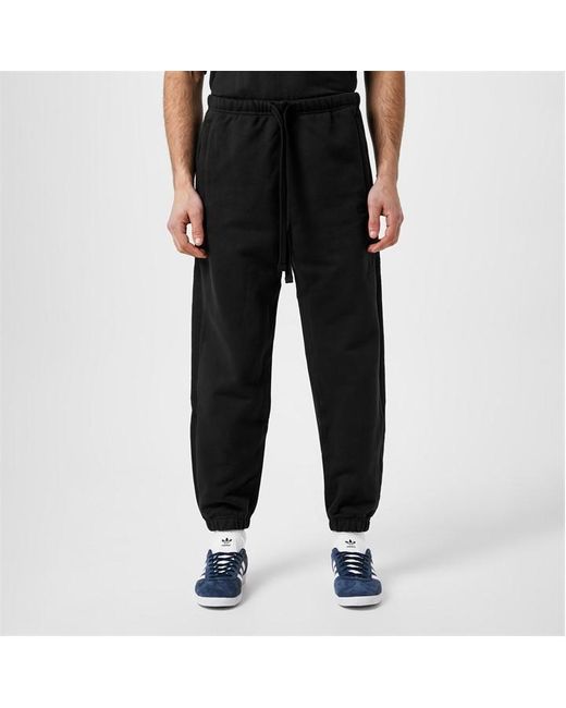 Adidas Black Blue Version Essentials joggers for men